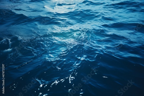 A calm blue sea