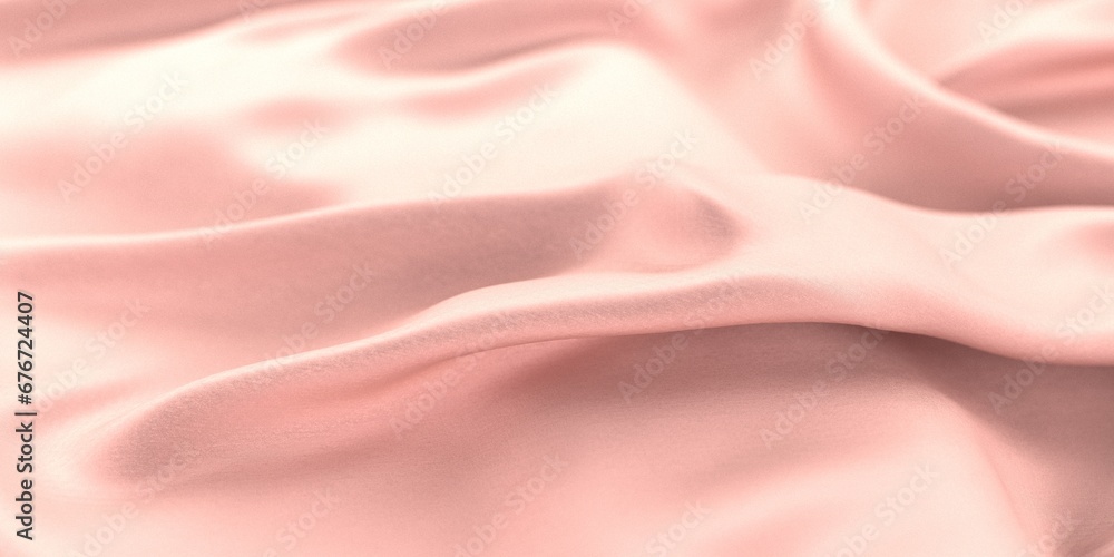 Fototapeta premium Beautiful elegant pink satin background. Luxury cloth fabric texture