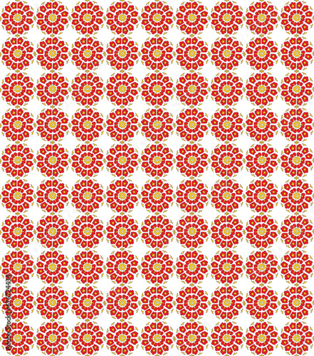 Vector hand drawn floral pattern  Free vector peony seamless pattern  Free vector abstract pattern design stylish classic background design