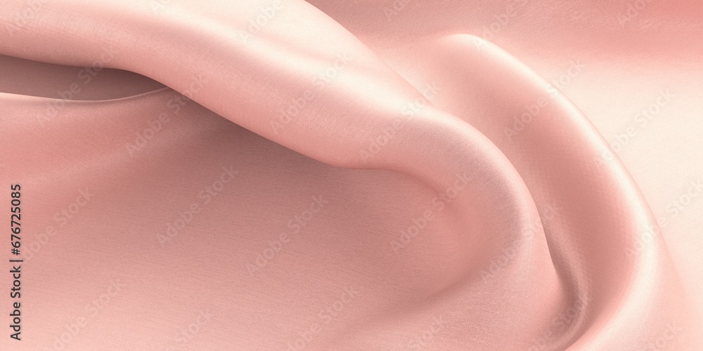 Obraz premium Beautiful elegant pink satin background. Luxury cloth fabric texture