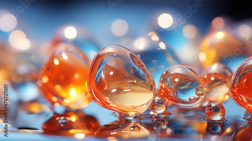 bubbles in water HD 8K wallpaper Stock Photographic Image 