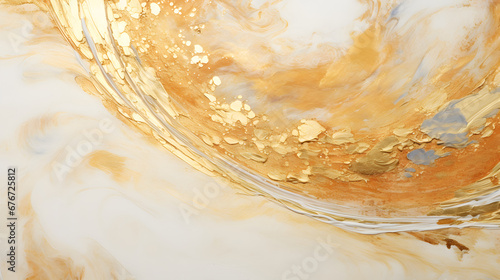 Luxury art in Eastern style. Golden swirl, artistic design marble Texture. generative AI.
