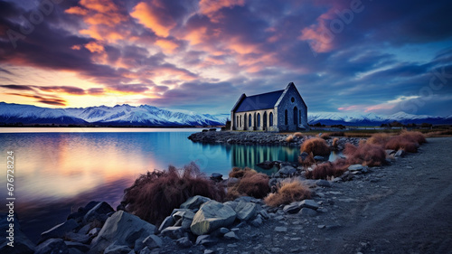Lake Tekapo New Zealand photo