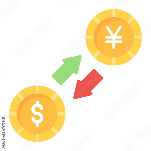 Dollar to Yen Convert Icon
