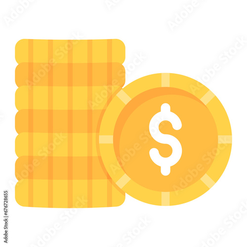 Stacks of Coins Icon