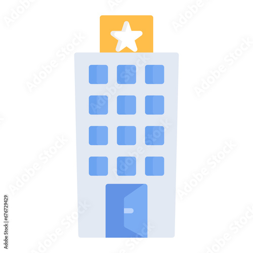 1 Star Hotel Icon