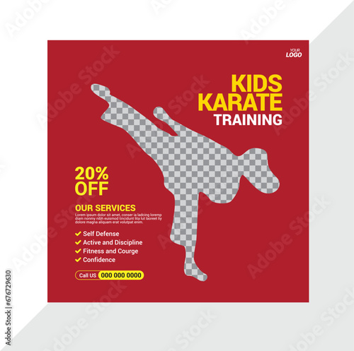 Kids Karate Training Banner Ad (ID: 676729630)
