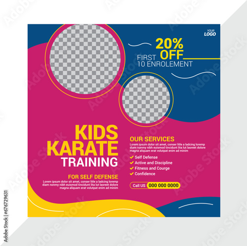 Kids Karate Training Banner Ad (ID: 676729631)