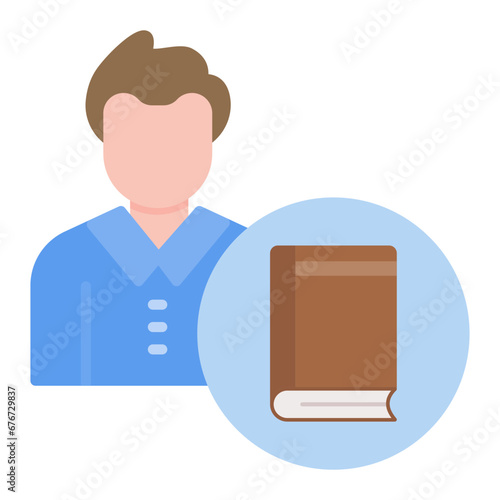 Library Man Icon