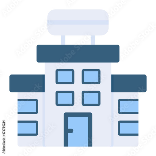 Hotel Building Icon