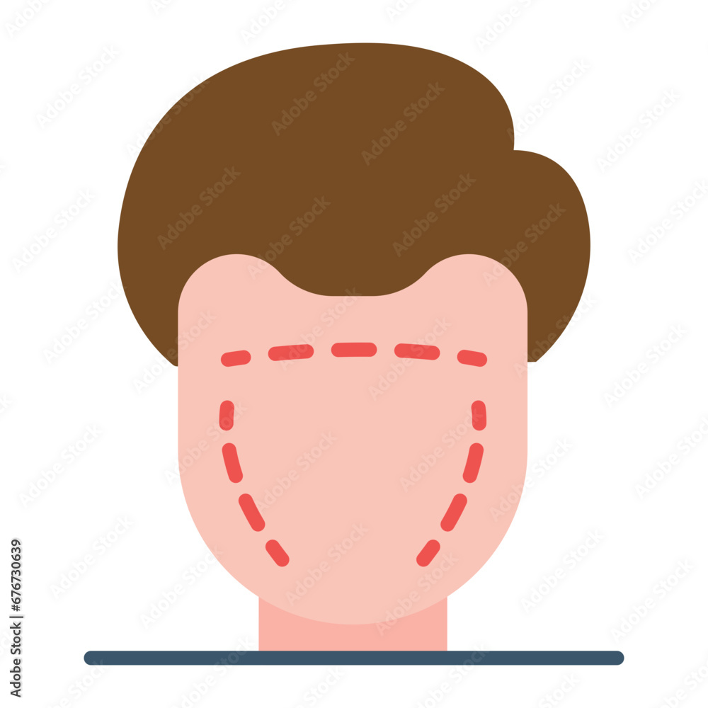 Facial Plastic Surgery Icon Facial Plastic Surgery Icon