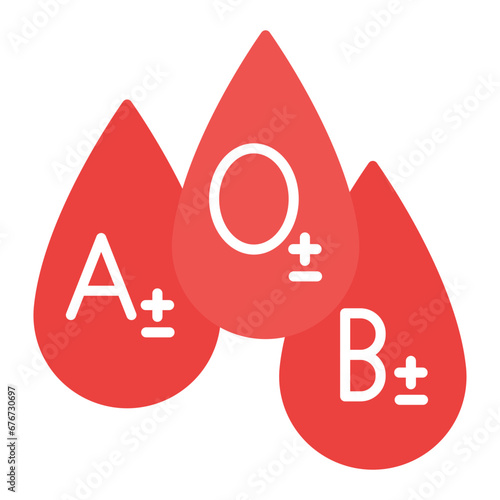 Blood Types Icon