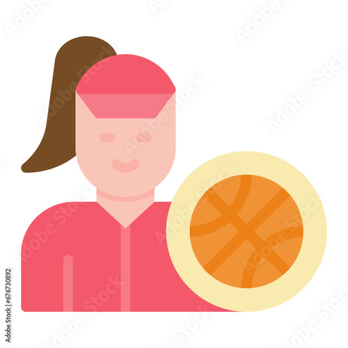 Sporty Lady Icon