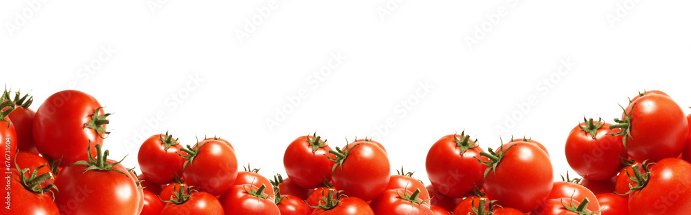 Frame tomato isolated