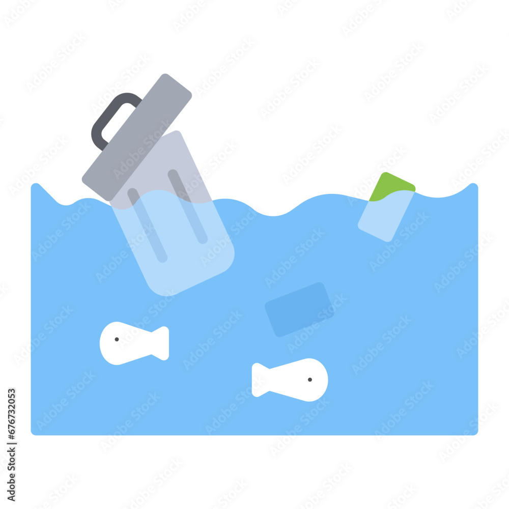 Water Pollution Icon Water Pollution Icon