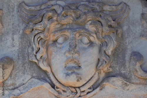 Medusa's Head In The Temple Of Apollo