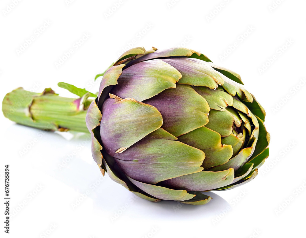 Artichoke isolated on white background, cutout Artichoke isolated on white background, cutout