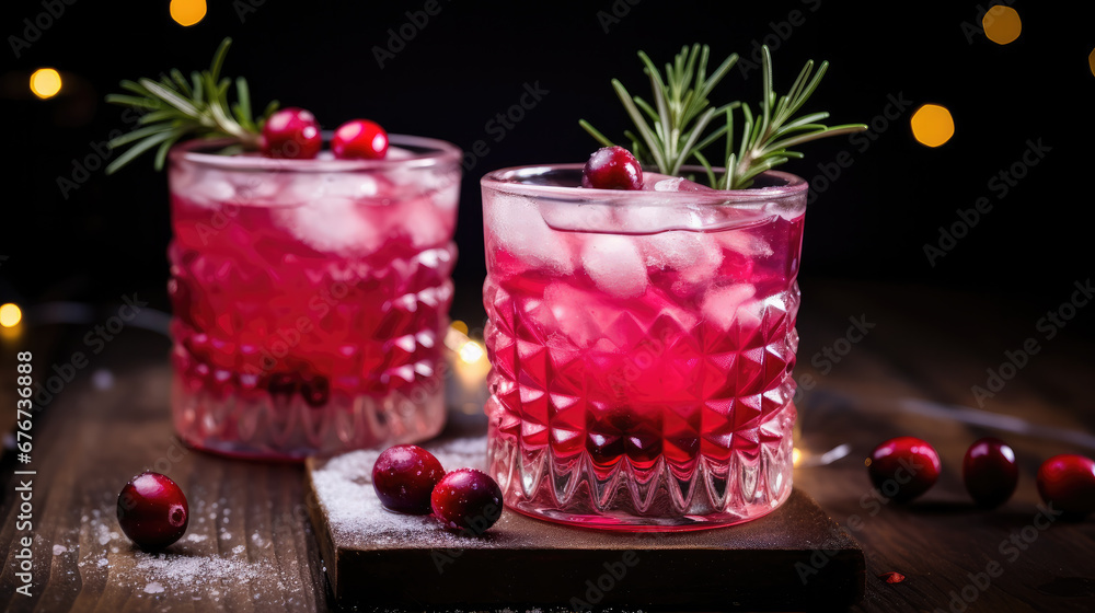 cocktail with cherry Generative Ai cocktail with cherry Generative Ai