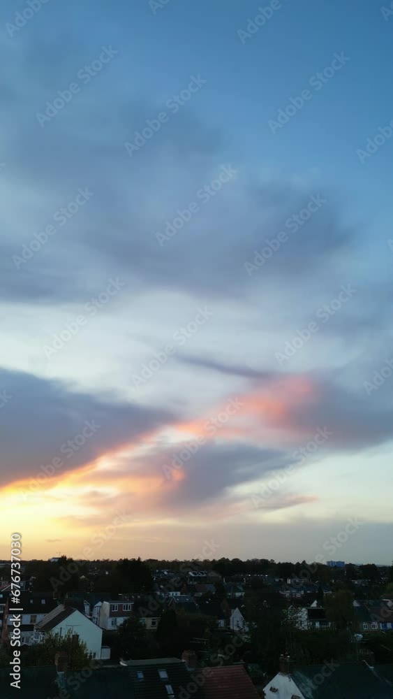 Sunset Clouds over England Sunset Clouds over England