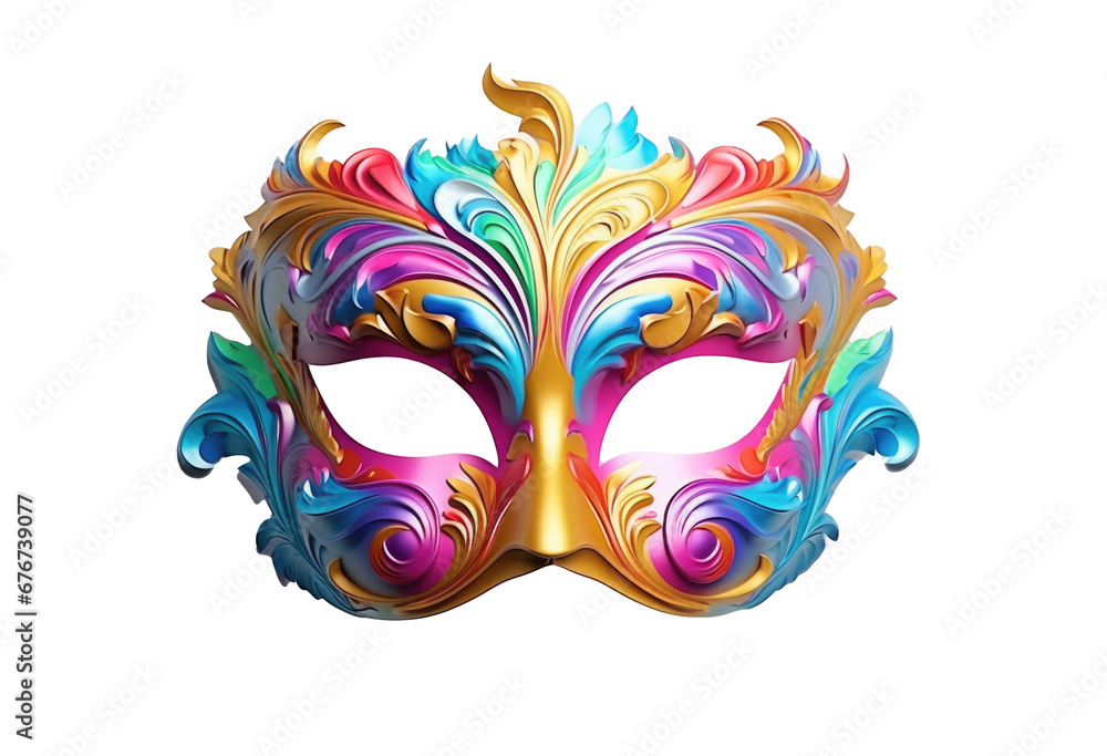 carnival mask with feathers on transparent background carnival mask with feathers on transparent background