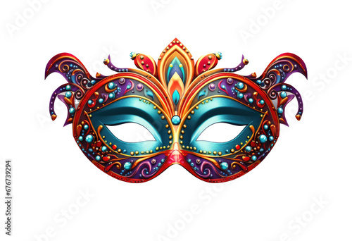 carnival mask on transparent background
