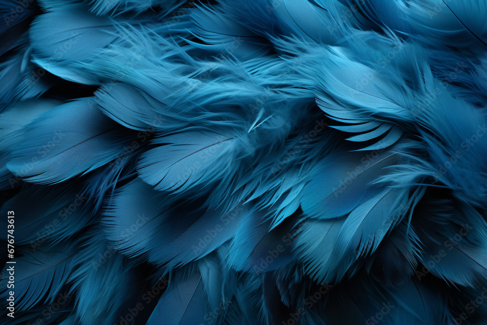 Beautiful Blue trends feather pattern texture background. Beautiful Blue trends feather pattern texture background.