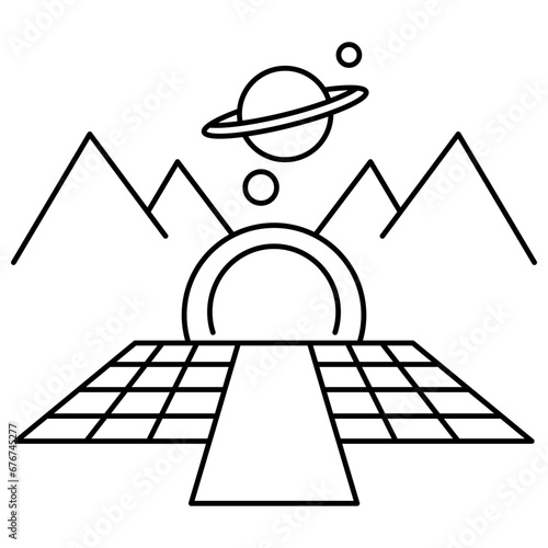 Cyberspace Icon