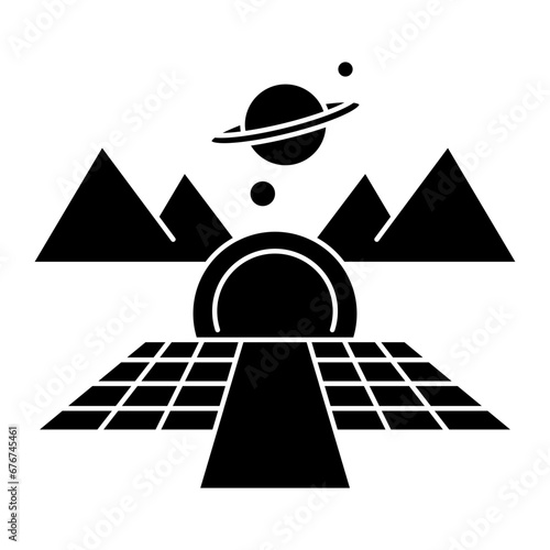 Cyberspace Icon