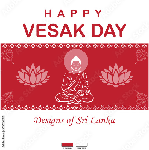 Vesak Day Creative Concept: Celebrating Enlightenment 