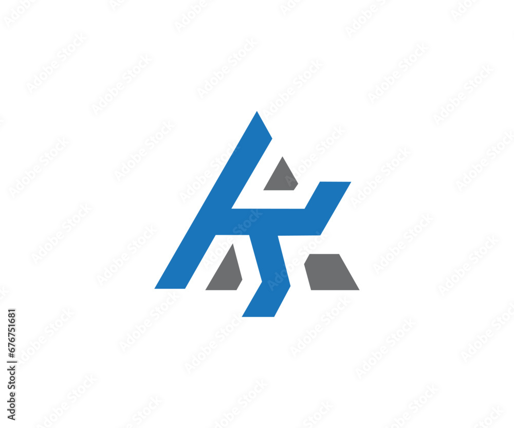 KA logo design vector template KA logo design vector template