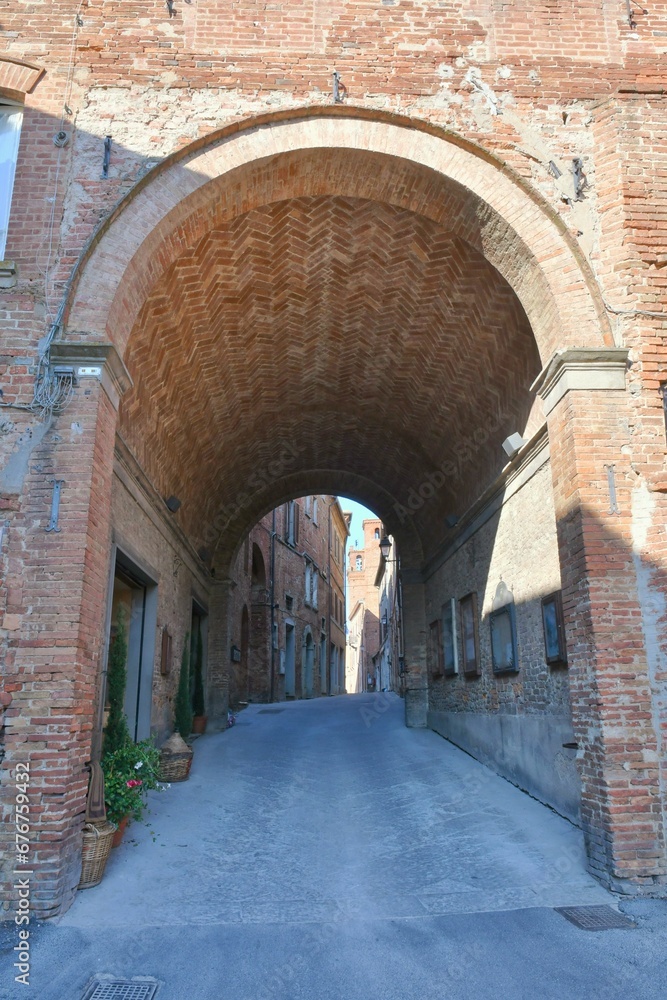 The village of Torrita di Siena, Italy.
