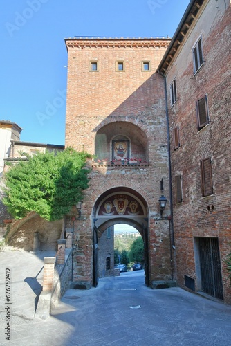 Fototapeta Naklejka Na Ścianę i Meble -  The village of Torrita di Siena, Italy.