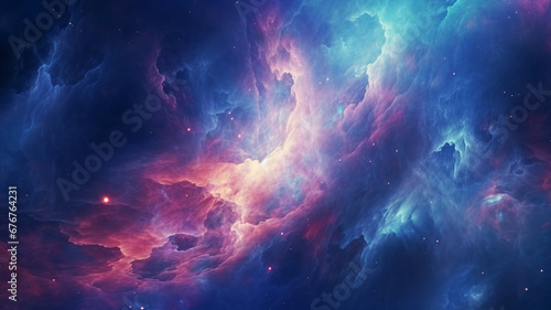 abstract galaxy background © Yuwarin