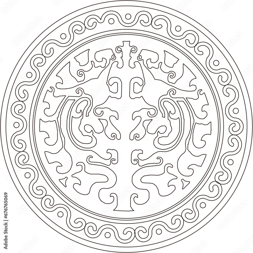 Luxury festive Chinese oriental traditional culture premium classical decoration red gold line art design vector illustration. Covers, greeting cards, logos, packaging, posters, backgrounds Luxury festive Chinese oriental traditional culture premium classical decoration red gold line art design vector illustration. Covers, greeting cards, logos, packaging, posters, backgrounds
