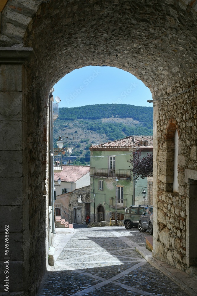 The village of Buccino, Italy.