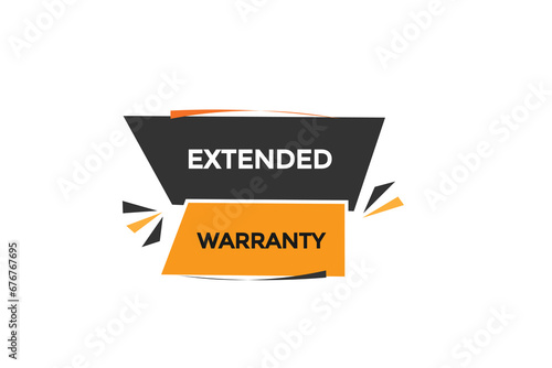  new extended warranty news website, click button, level, sign, speech, bubble  banner, 
