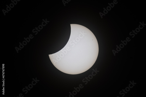 Partial solar eclipse on October 25th 2022