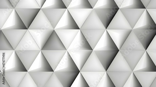 Dynamic Pattern of white Triangles. Futuristic Wallpaper © Florian