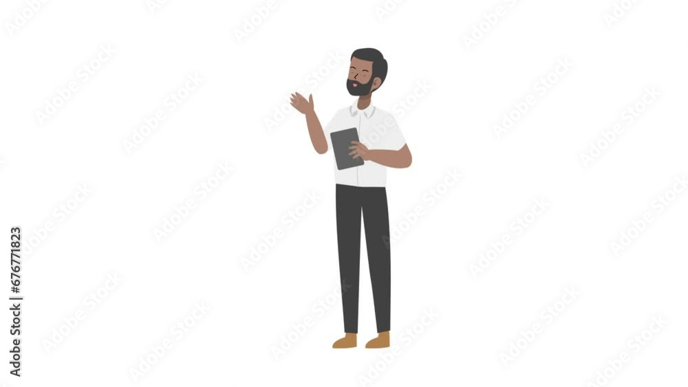 Man Holding Note Man Holding Note