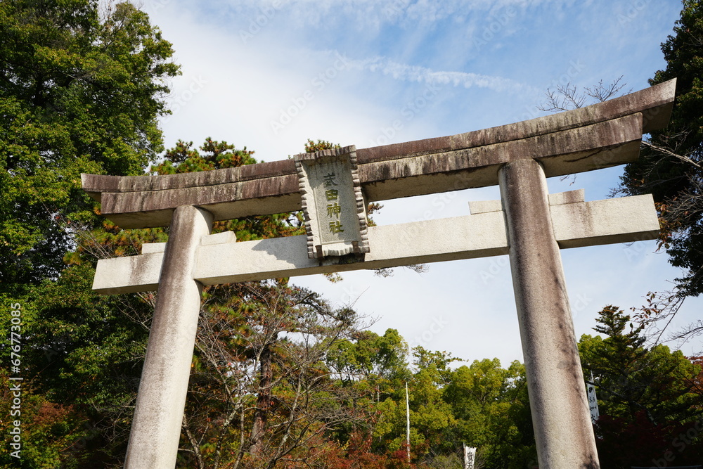  Takeda-jinja or Shrine in Kofu, Yamanashi, Japan - 日本 山梨県 甲府 武田神社