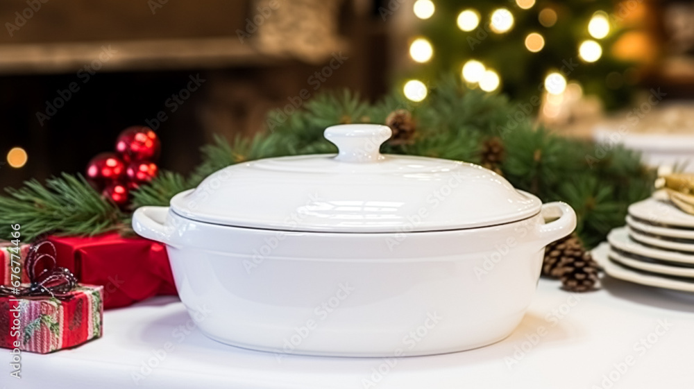 Dishware and crockery set for winter holiday family dinner, Christmas homeware decor for holidays in the English country house, gift set and home styling Dishware and crockery set for winter holiday family dinner, Christmas homeware decor for holidays in the English country house, gift set and home styling