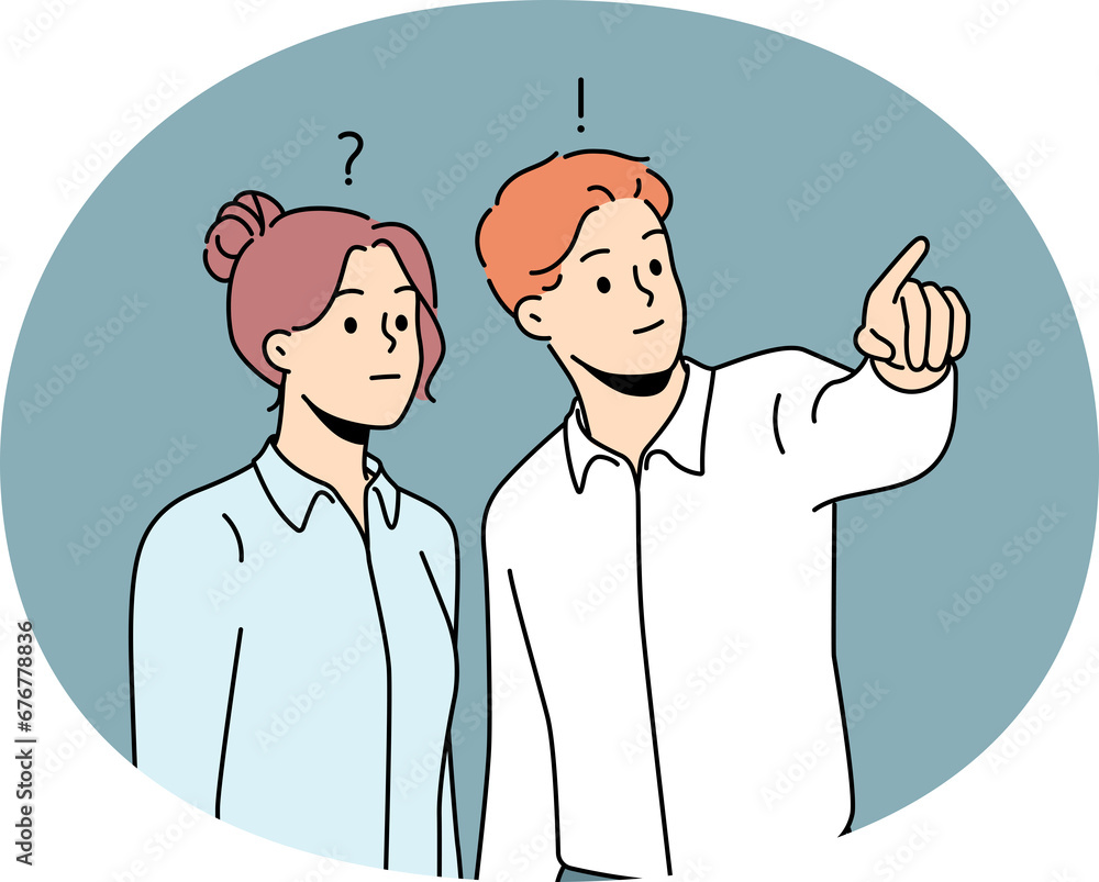 Male employee help coworker with problem solution