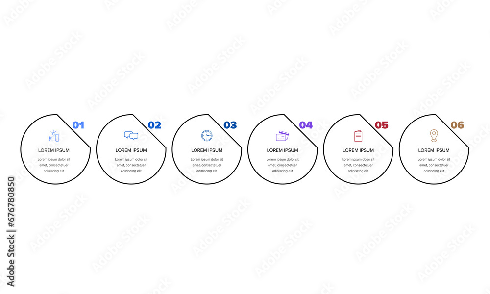 Infographic. Vector Infographic design template with icons and numbers ...