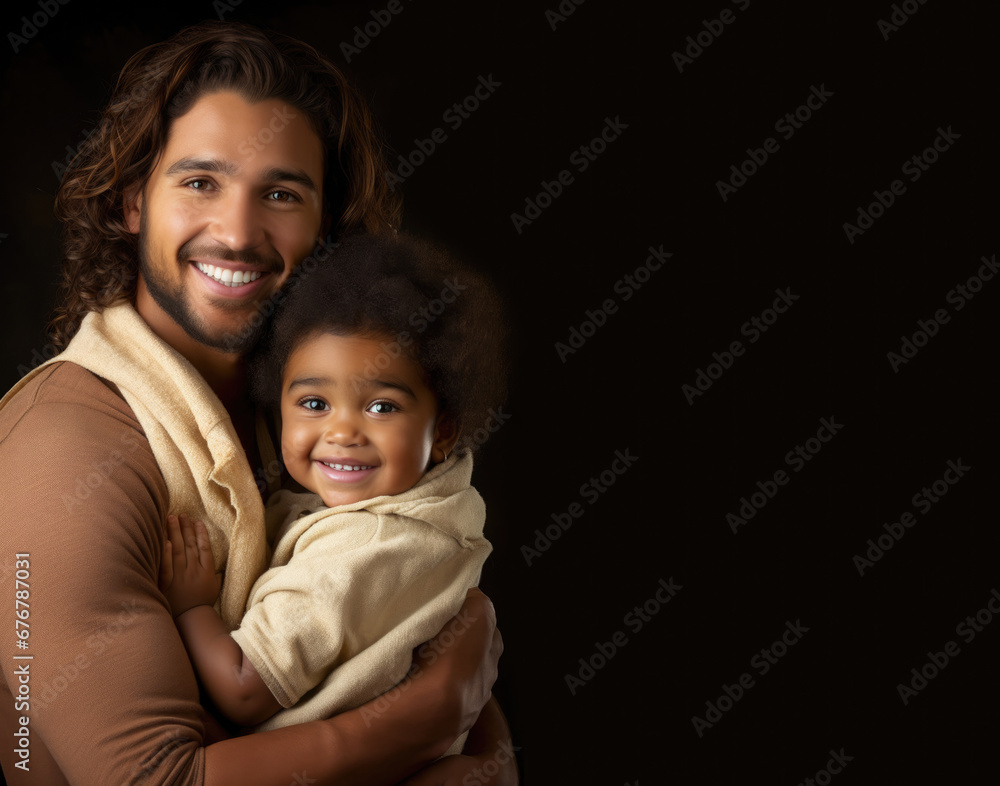 Latin ethnic Jesus with a happy young afro child - Teaching Humility - Jesus and the Little Disciples - Faith Like a Child Latin ethnic Jesus with a happy young afro child - Teaching Humility - Jesus and the Little Disciples - Faith Like a Child