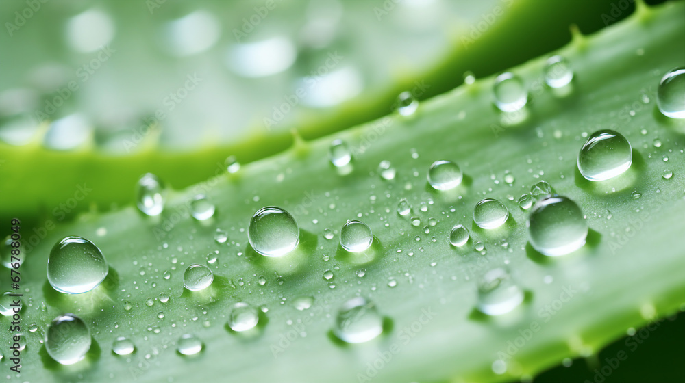 aloe vera cosmetic gel on white background for skincare