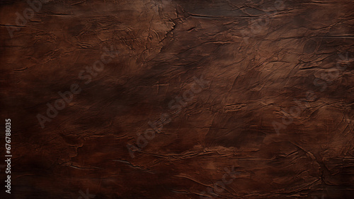 Dark brown color with textured texture, leather-like feel