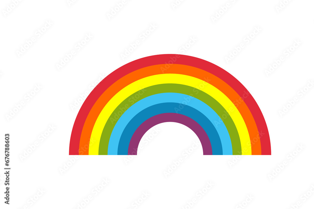 Sky Object - Rainbow with a transparent background Sky Object - Rainbow with a transparent background