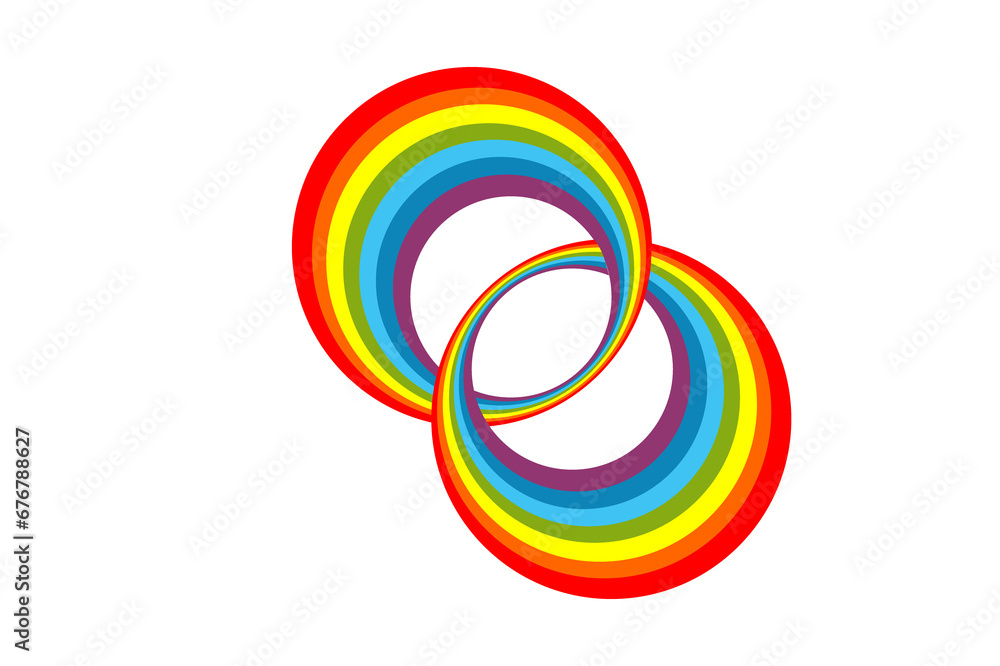 Sky Object - Rainbow with a transparent background Sky Object - Rainbow with a transparent background