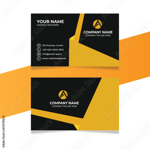 business card modern business card template