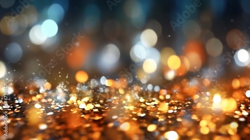 A luxurious blurred glittering background Ai generative